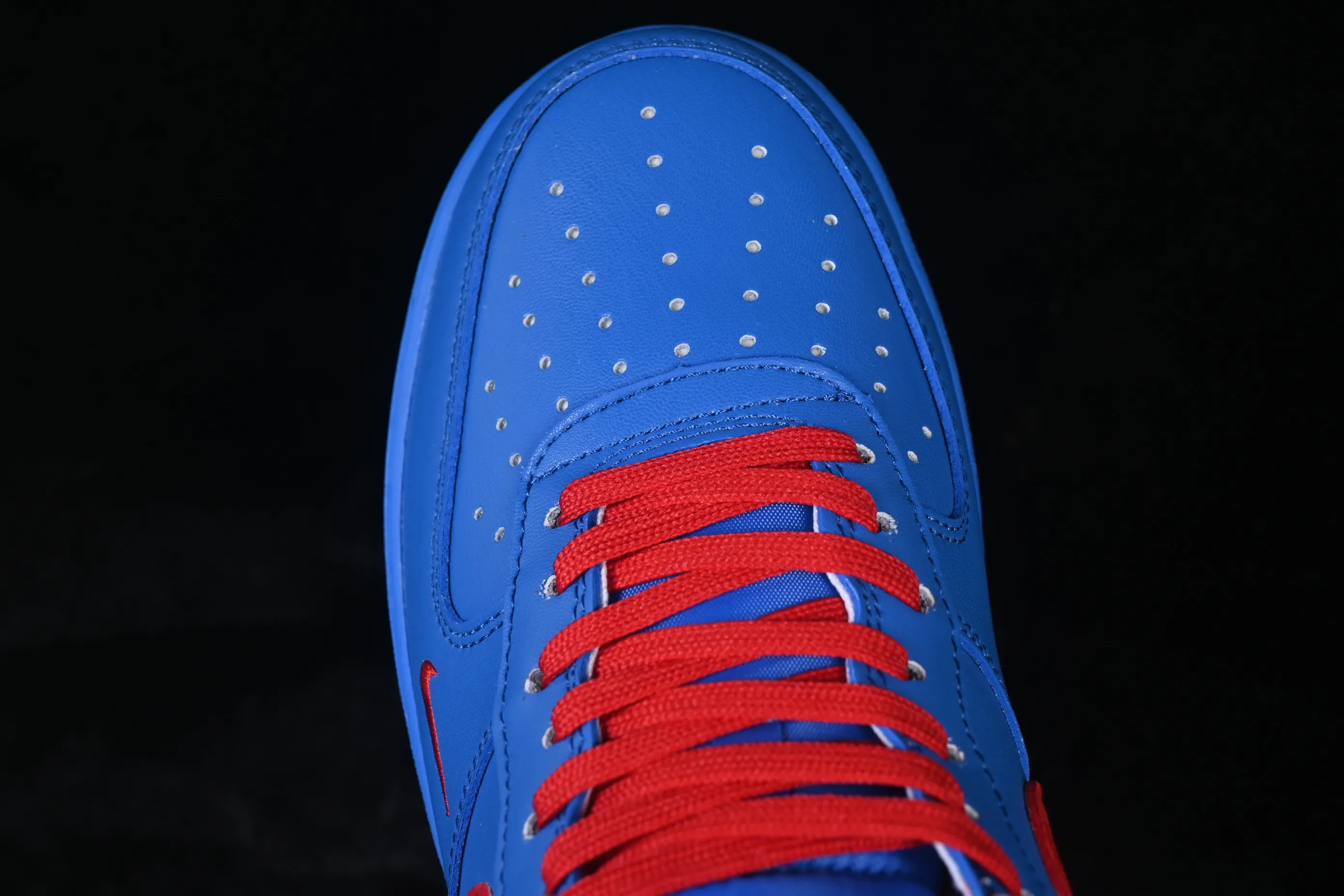 All categories Nk Air Force 1 Air Force series Nk Air Force 1 Low Air Force low top Nike Air Force 1'07 Low Year of the Horse joint blue sea flame red Air Force 1 low top casual sneakers DF0188-128